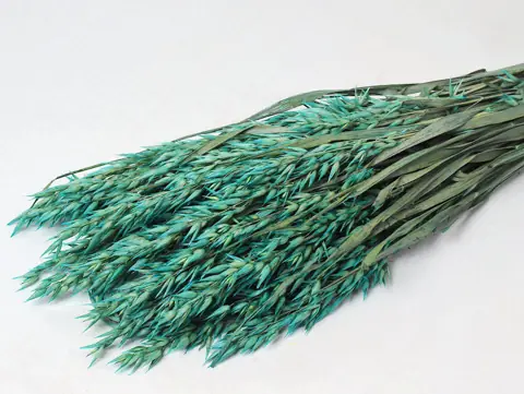 Bouquet Avoine Petrol Bleu 70 cm