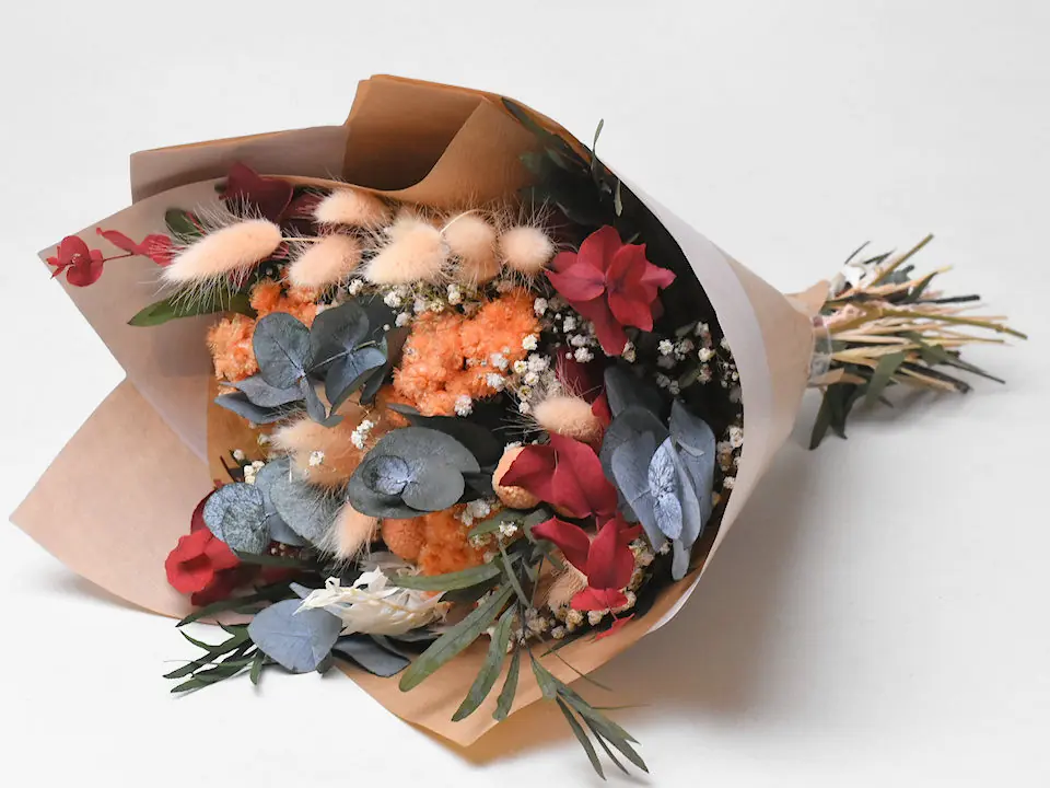 Bouquet Pêche 40 cm