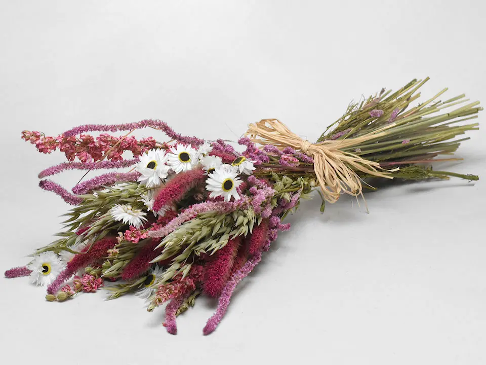 Bouquet de Campagne Rose 60 cm