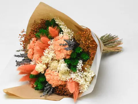 Bouquet Pêche 40 cm