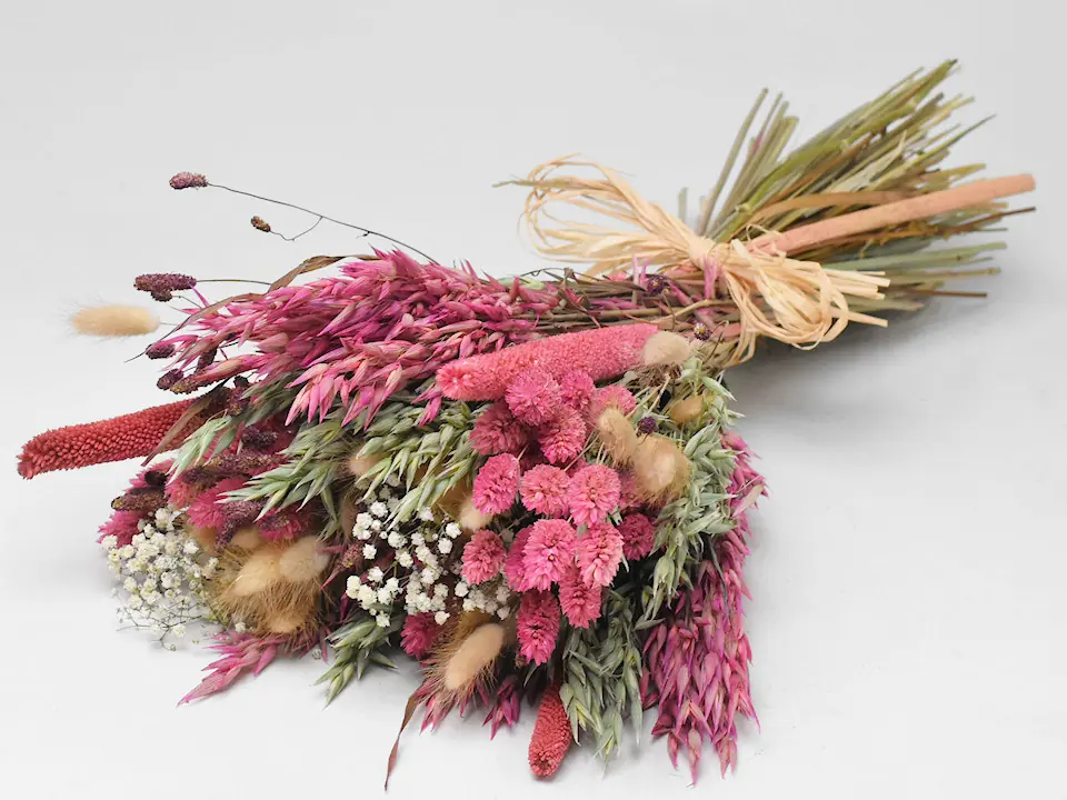 Bouquet Rose/Naturel 55 cm