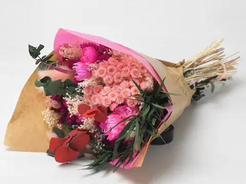 Bouquet séchées Rose 40 cm
