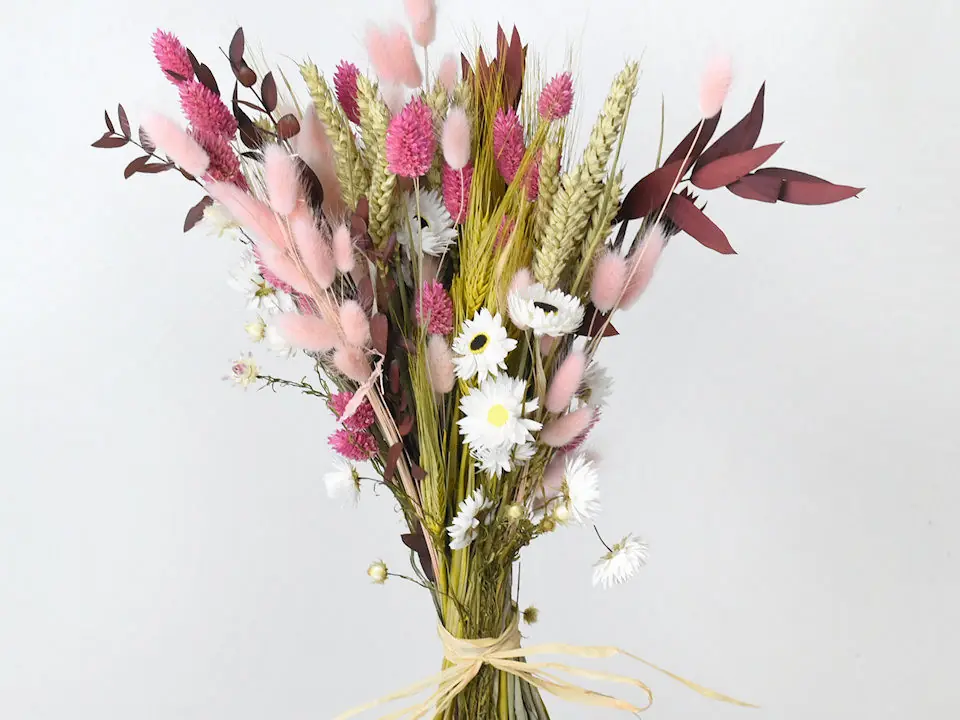 Bouquet de Campagne Rose 55 cm