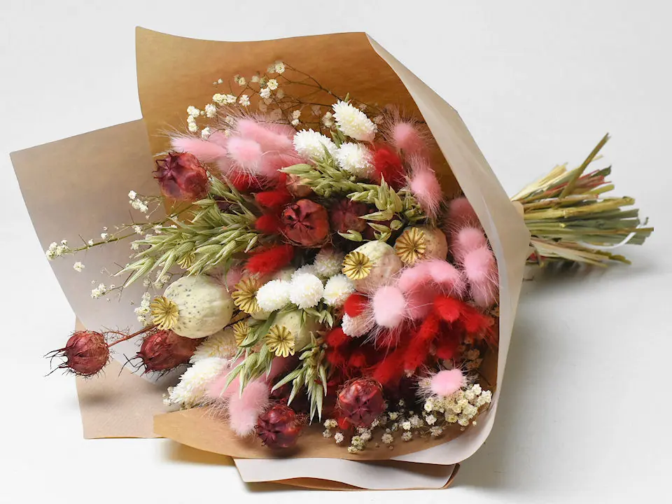 Bouquet Rouge/Rose 45 cm